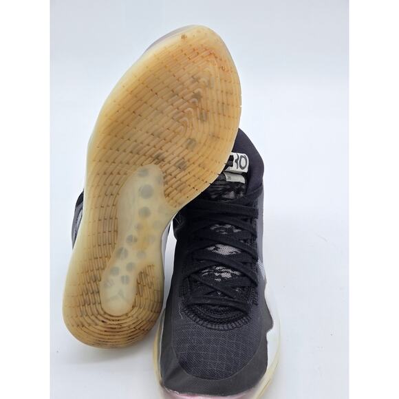 Nike Zoom KD 12 “The Day One” Black/Pure Platinum/White #AR4229-001 sz 4.5Y - Picture 7 of 8